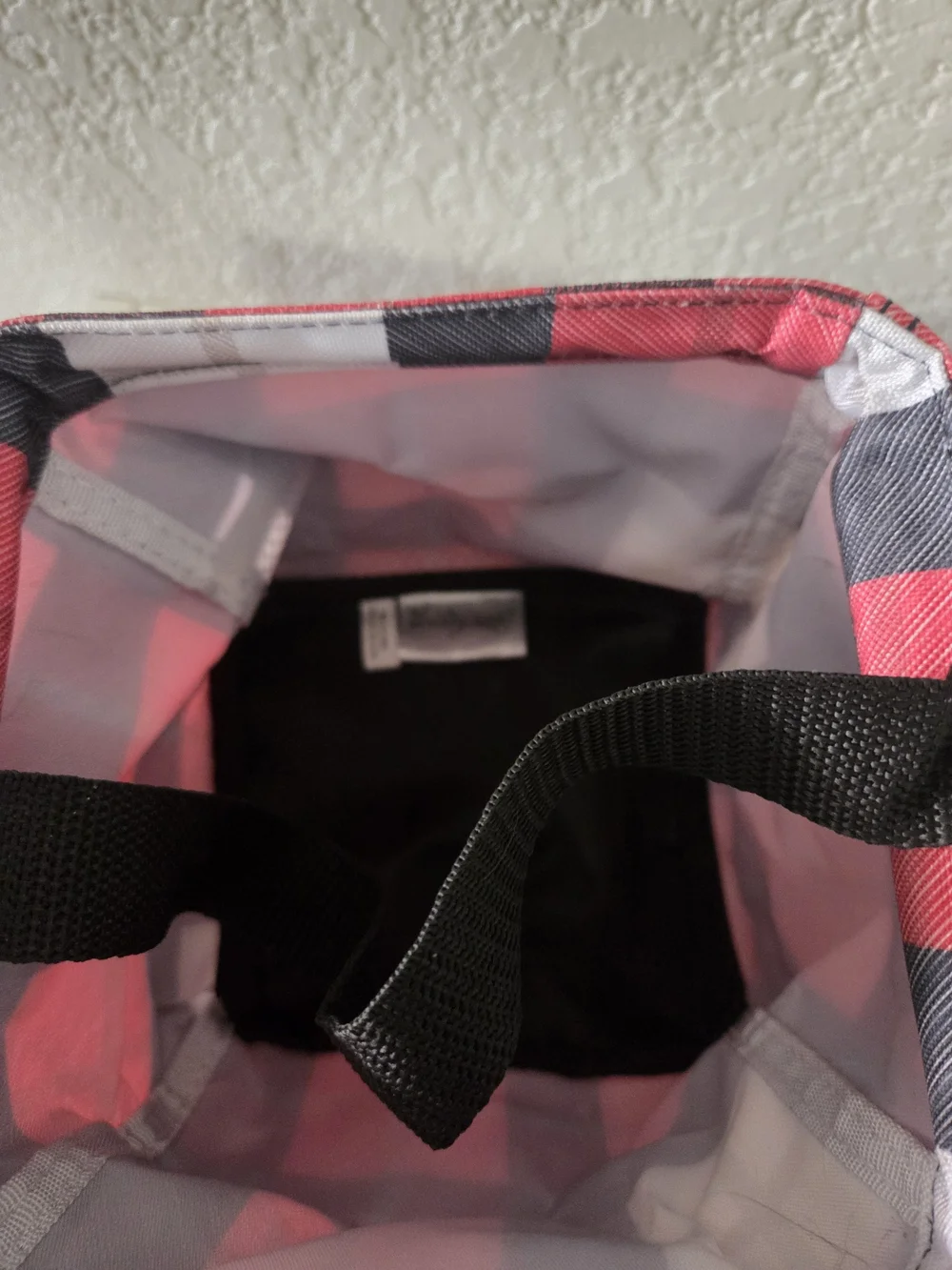 thirty-one Red and Black Plaid Little Carryall